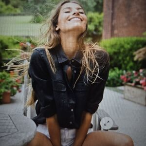 Linen Shirt with Pockets, L, NWOT, Camixa By Breezy Linen